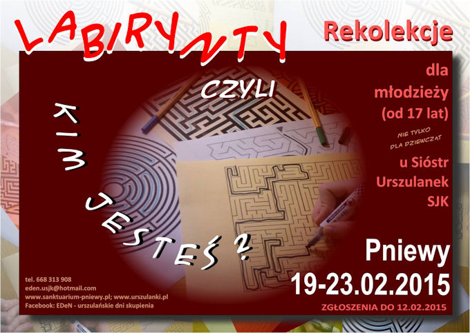 2015, Rekolekcje dla młodzieży