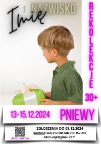 Imię i Nazwisko - Rekolekcje 30+