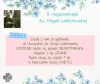 Nowenna przed uroczystością św. Urszuli Ledóchowskiej