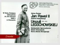 Z kroniki Zgromadzenia