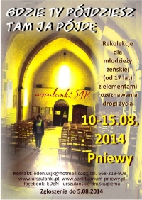 Plakat rekolekcji