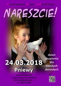 EDeN - dzień skupienia dla młodych dorosłych - marzec 2018
